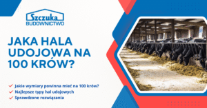 hala udojowa na 100 krów – przykładowe wymiary, najlepsze systemy doju, sprawdzone rozwiązania