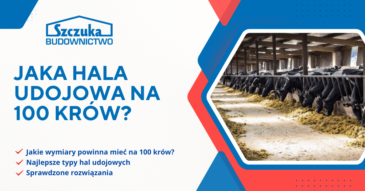 hala udojowa na 100 krów – przykładowe wymiary, najlepsze systemy doju, sprawdzone rozwiązania